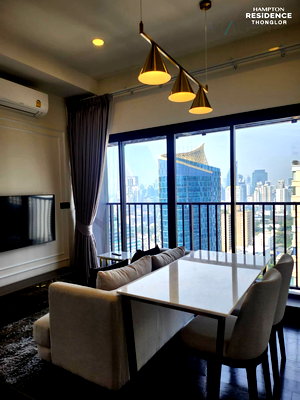 คอนโดให้เช่า : 📌 ให้เช่าคอนโด พาร์ค ออริจิ้น ทองหล่อ อาคาร A ชั้น 24 2 ห้องนอน ขนาด 45 ตรม ใกล้ ดองกิ มอลล์ ทองหล่อ