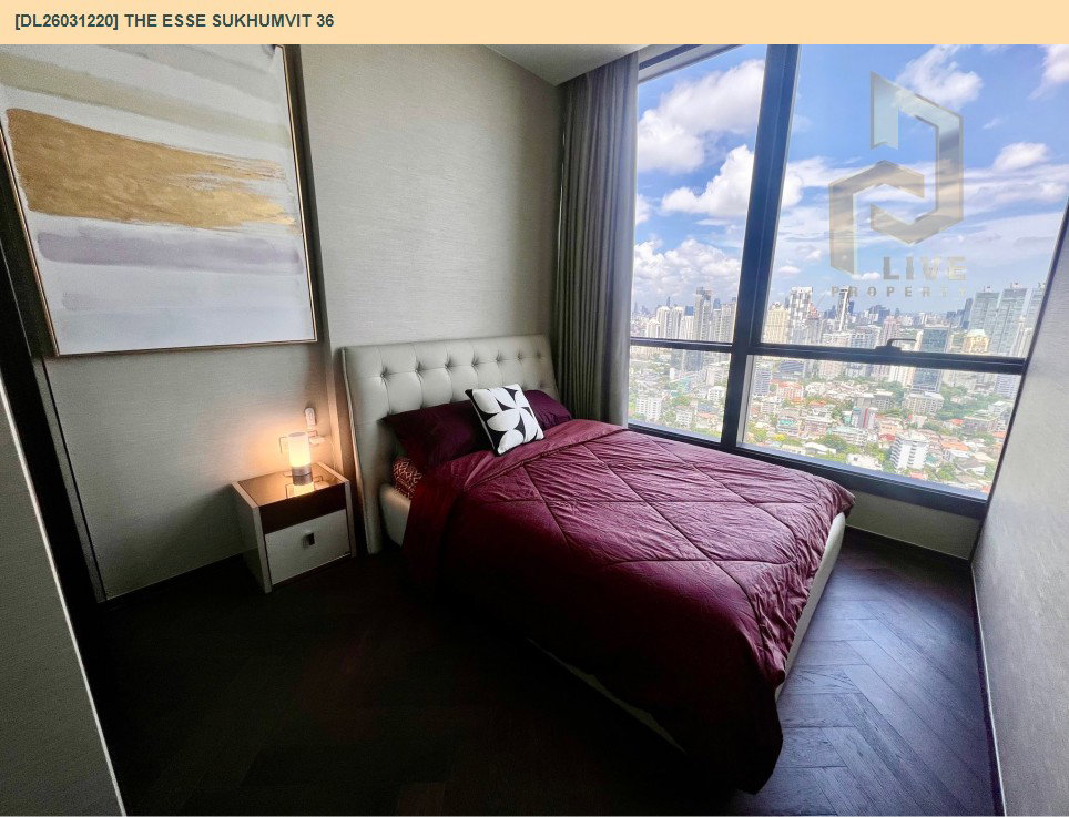 รูป DL26031220 ให้เช่าคอนโด ดิ เอส สุขุมวิท 36 (THE ESSE Sukhumvit 36) ใกล้ BTS ทองหล่อ พร้อมเข้าอยู่ โทรด่วน 0656133286 LineID @534wlwof - รูปที่ 2/15