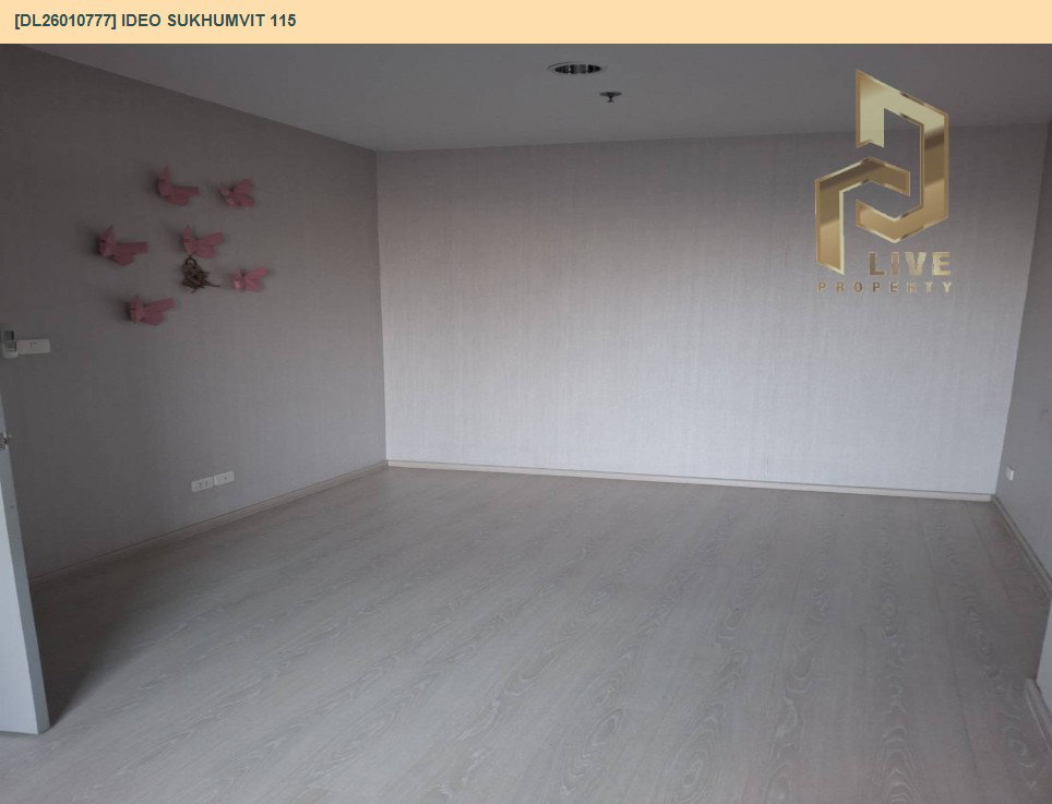 รูป DL26010777 ขายคอนโด ไอดีโอ สุขุมวิท 115 (IDEO Sukhumvit 115 ) ใกล้ BTS ปู่เจ้า พร้อมเข้าอยู่ โทรด่วน 0614453194 LineID @162cjixi - รูปที่ 2/5