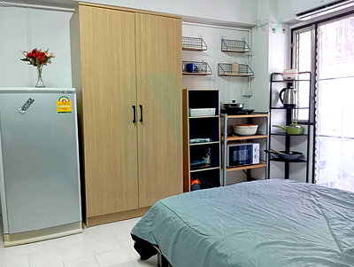 เช่าคอนโด ตลาดนัดเลียบด่วน รามอินทรา : 🎉 ให้เช่าคอนโด ถนอมมิตร พาร์ค อาคาร 14 ชั้น 7 สตูดิโอ ขนาด 26 ตรม ใกล้ ใกล้ เทสโก้โลตัสเอ็กซ์เพรส ตลาดถนอมมิตร