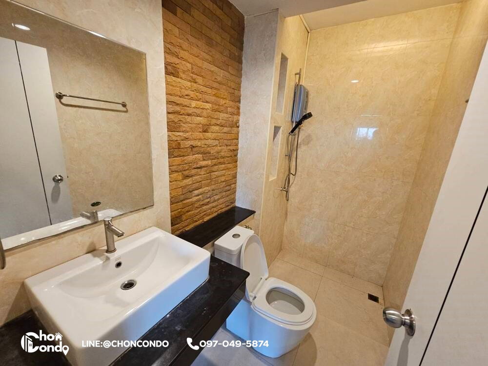 รูป The Room Condo บางแสน ชลบุรี ชั้น6 ใกล้ตลาดปาร์คอิน --------------------Tel/Line 097-049-5874 (FB:@Bangsaen4rent) - รูปที่ 3/10