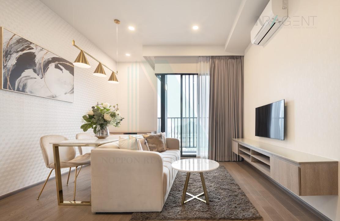 รูป 🚩 ให้เช่าคอนโด พาร์ค ออริจิ้น พญาไท อาคาร 1 ชั้น 21 2 ห้องนอน ขนาด 55 ตรม ใกล้ เซ็นจูรี่ มอลล์ - รูปที่ 3/8