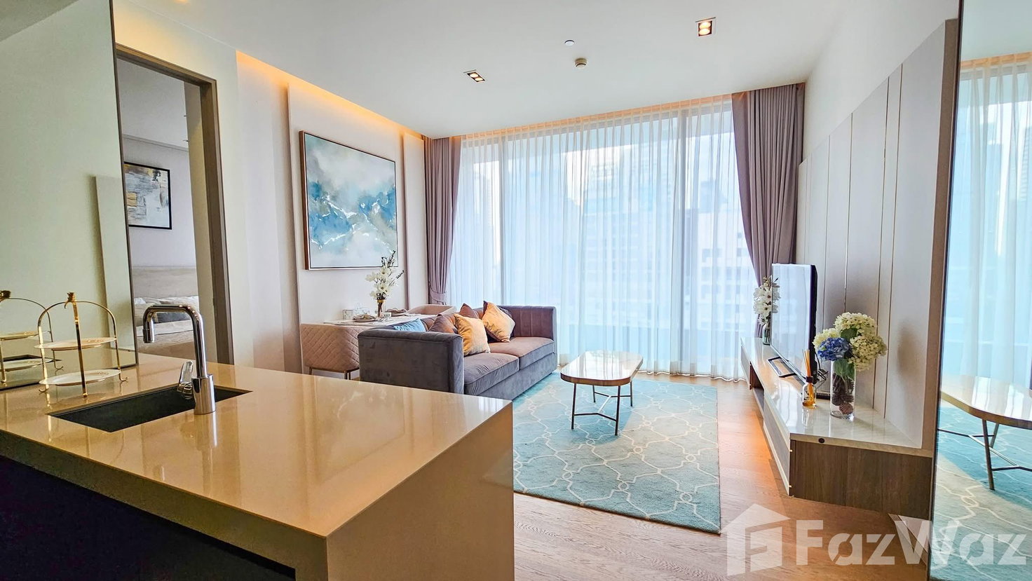 รูป คอนโดให้เช่า 1 ห้องนอน ในโครงการ ศาลาแดง วัน 5335585 - รูปที่ 12/24