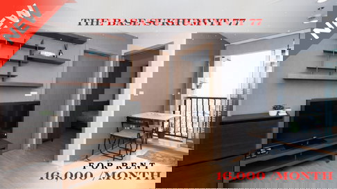 🍀🍀 Prime condo location 🚆ให้เช่า📌 เดอะ เบส สุขุมวิท 77 (Line:@rent2022)BTS อ่อนนุช ✨พร้อมเข้าอยู่  ✨ A11009