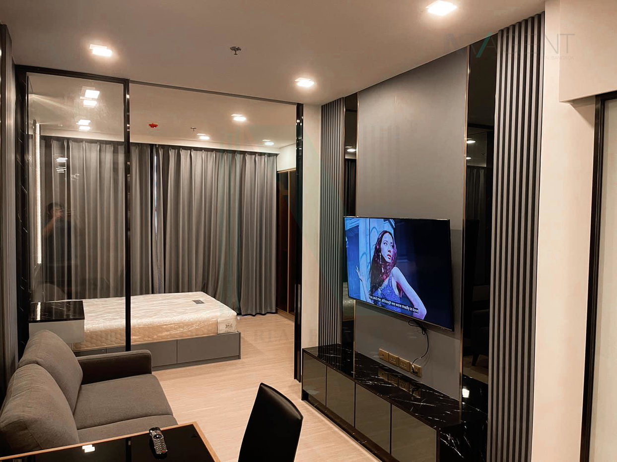 รูป 🚩 ให้เช่าคอนโด วันไนน์ไฟว์ อโศก-พระราม 9 อาคาร B ชั้น 12 1 ห้องนอน ขนาด 35.00 ตรม ใกล้ เซ็นทรัล พระราม 9 - รูปที่ 3/8