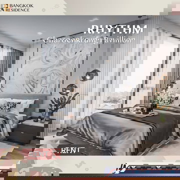 Condo for Rent ⭐ RHYTHM Charoenkrung Pavillion, Stunning Unit with 3 Bedrooms at 129K 💛