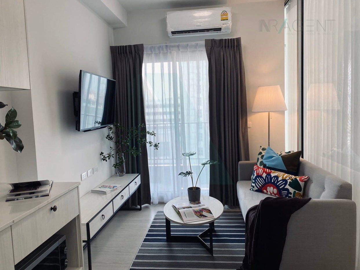 รูป 🚩 ให้เช่าคอนโด แชปเตอร์วัน ชายน์ บางโพ อาคาร 1 ชั้น 12 1 ห้องนอน ขนาด 29 ตรม ใกล้ ตลาดสดศรีเขมา - รูปที่ 3/8