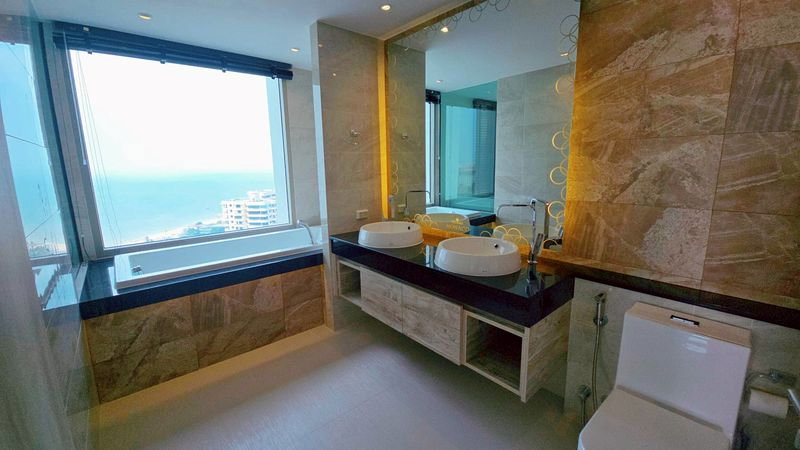 รูป 2BR Sea View Corner Unit | Riviera Monaco Pattaya | Beachfront | Tenanted - รูปที่ 28/38