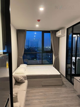 🎉 For Rent Condo THE ORIGIN SUKHUMVIT - SAILUAT E22 STATION Building 1, Floor 12,Studio, Room size 22 sqm