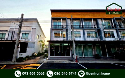 ทาวน์โฮม สายไหม 78 : โฮมออฟฟิศ 3 ชั้น หลังมุม 19.7 ตารางวา โครงการอาร์ เค พาร์ค 2 สายไหม