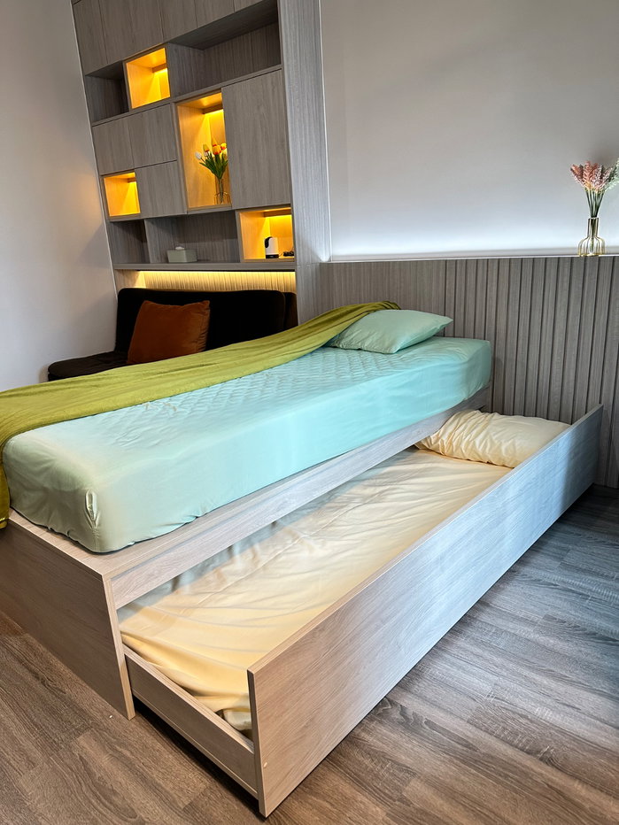 รูป ห้องว่าง 1/7/69 สตูดิโอพลัสแยกครัว เฟอร์ครบ - รูปที่ 2/3