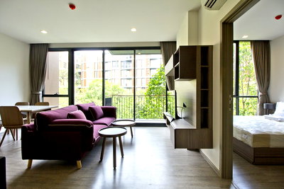 คอนโดให้เช่า : 🌆 ให้เช่า: Mori Haus | คอนโดสไตล์รีสอร์ต ห้องวิวสระ ในสุขุมวิท 77 | แต่งครบ พร้อมอยู่ @90condo 🌃