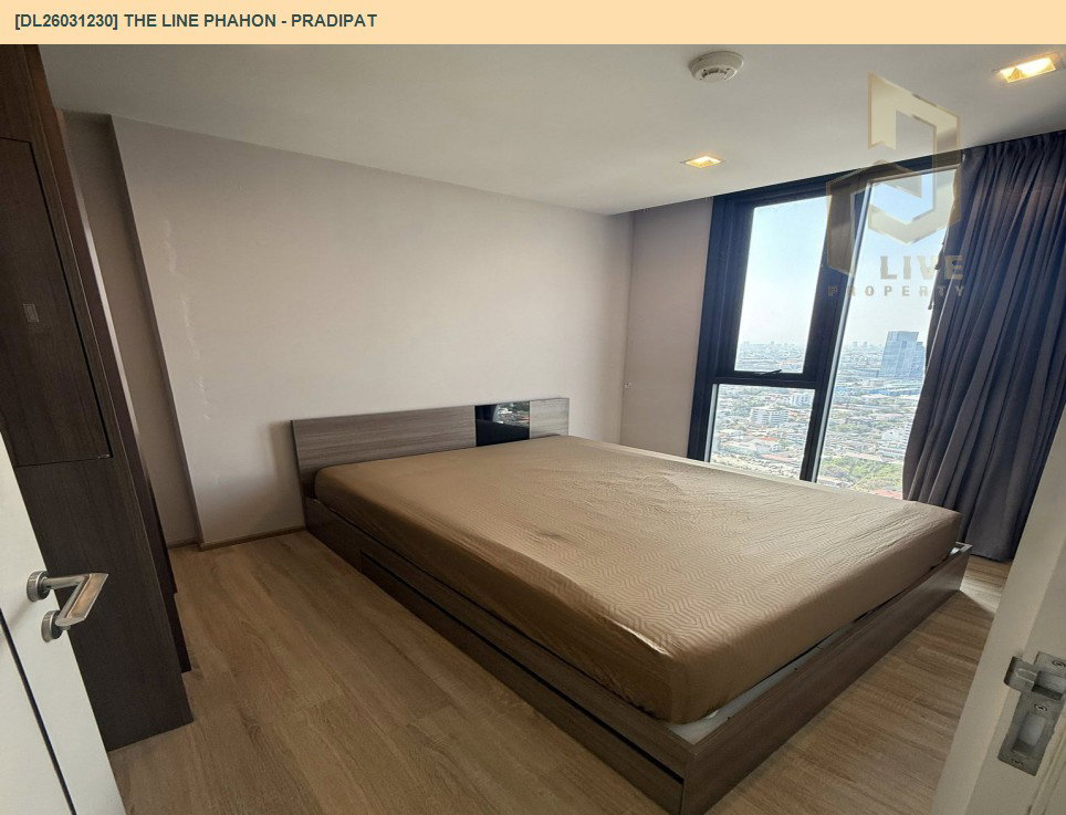 รูป DL26031230 ให้เช่าคอนโด เดอะ ไลน์ พหล - ประดิพัทธ์ (THE LINE Phahon - Pradipat) ใกล้ BTS สะพานควาย พร้อมเข้าอยู่ โทรด่วน 0842740999 LineID @523dslwi - รูปที่ 2/7