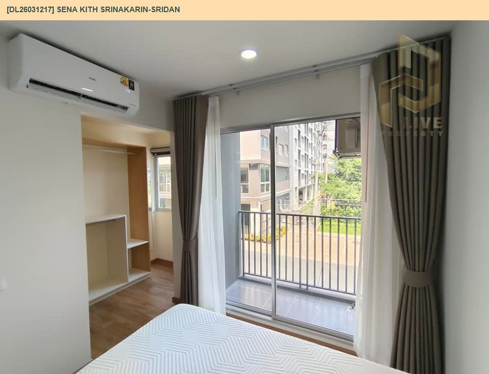 รูป DL26031217 ให้เช่าคอนโด เสนา คิทท์ ศรีนครินทร์-ศรีด่าน (Sena Kith Srinakarin-Sridan) ใกล้ - พร้อมเข้าอยู่ โทรด่วน 0656133286 LineID @534wlwof - รูปที่ 3/12