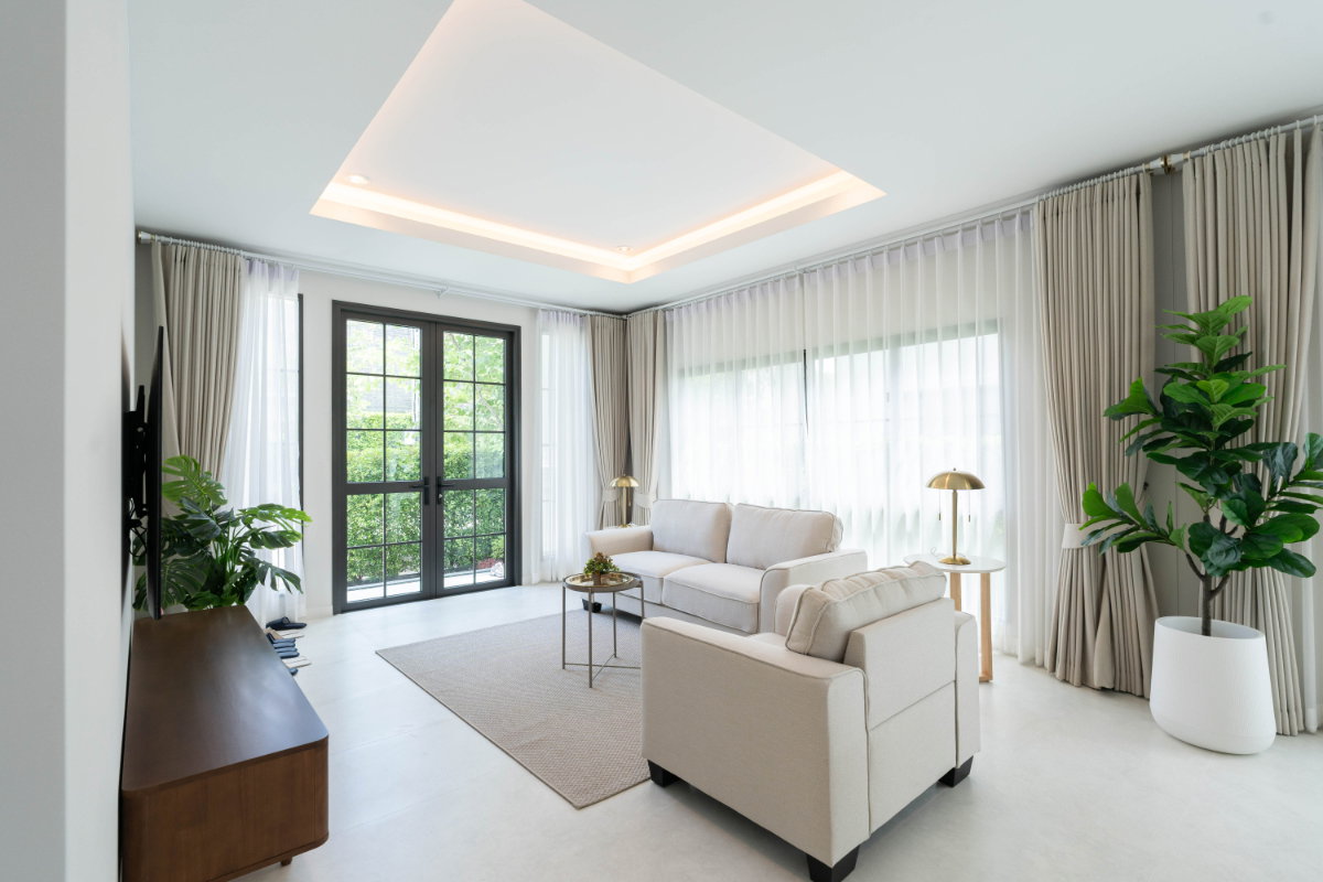 รูป ให้เช่า Setthasiri Bangna KM.10 รูปแบบ LAWRENCE บ้านหลังใหญ่ สวยมาก น่าอยู่ พื้นที่เยอะ ตกแต่งเฟอร์ครบ DS2607 | Line @Dstay - รูปที่ 2/11