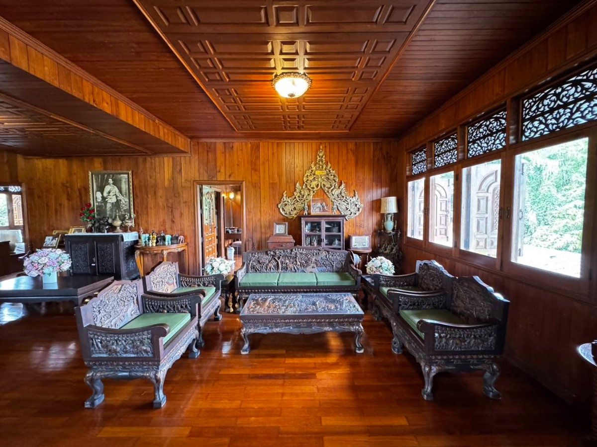 รูป ขายที่ดินพร้อมบ้านไม้สักทอง ใจกลางทำเลทอง สันป่าเปา , สันทราย , เชียงใหม่  เนื้อที่ 1 - 3 - 6  ไร่ - รูปที่ 6/12