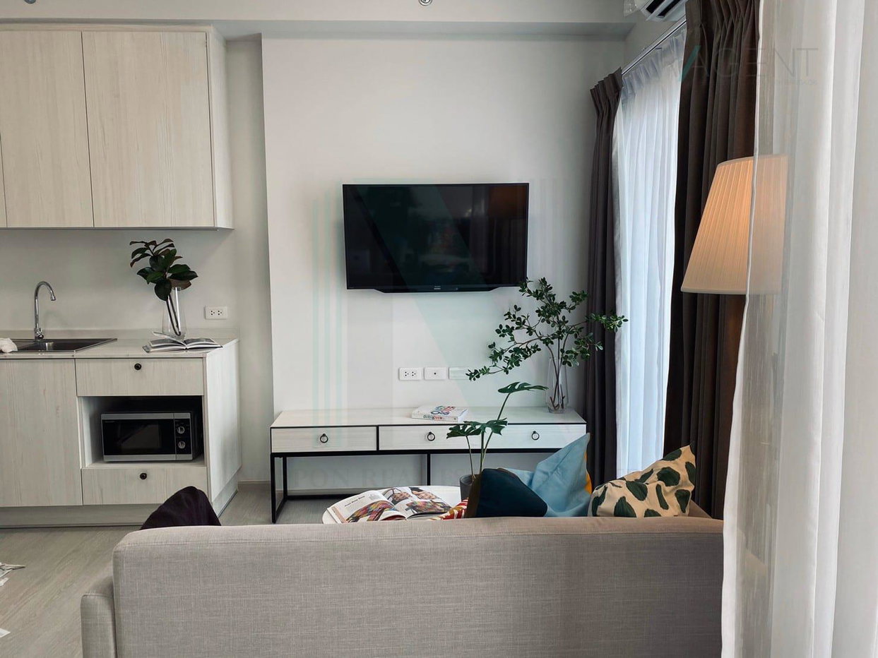 รูป 🎊 ให้เช่าคอนโด แชปเตอร์วัน ชายน์ บางโพ อาคาร 1 ชั้น 12 1 ห้องนอน ขนาด 29 ตรม ใกล้ ตลาดสดศรีเขมา - รูปที่ 7/8