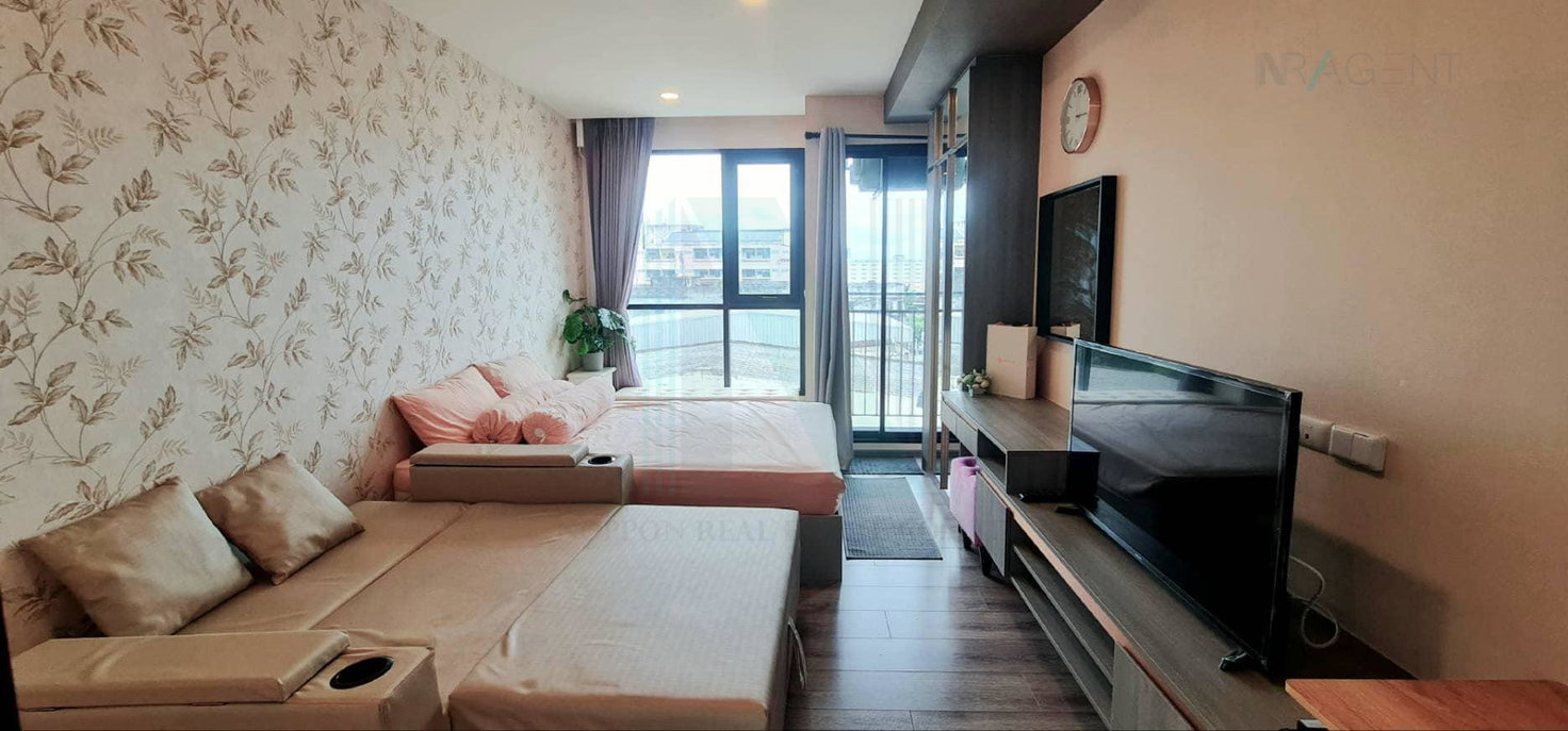 รูป 🎉 ให้เช่าคอนโด ไนท์บริดจ์ คอลลาจ สุขุมวิท 107 อาคาร 1 ชั้น 8 สตูดิโอ ขนาด 24.00 ตรม ใกล้ อิมพีเรียลสำโรง - รูปที่ 5/8