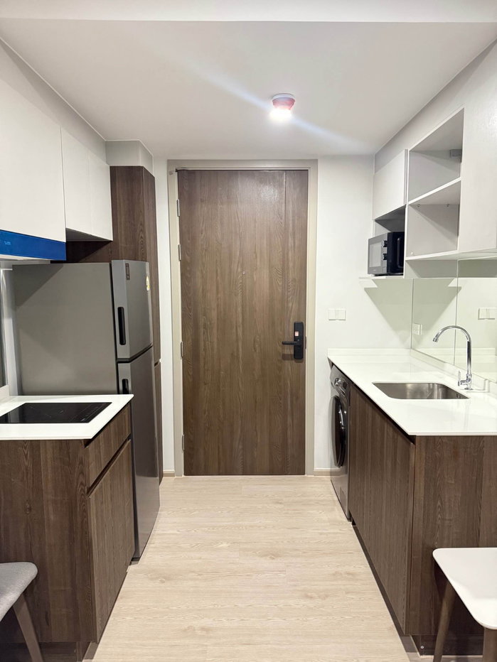 รูป ให้เช่าคอนโด นิว ครอส คูคต สเตชัน ตึก F 31 ตร.ม.เฟอร์ครบ มีเครื่องซักผ้า ติดรถไฟฟ้าคูคต (TR1290) - รูปที่ 5/11