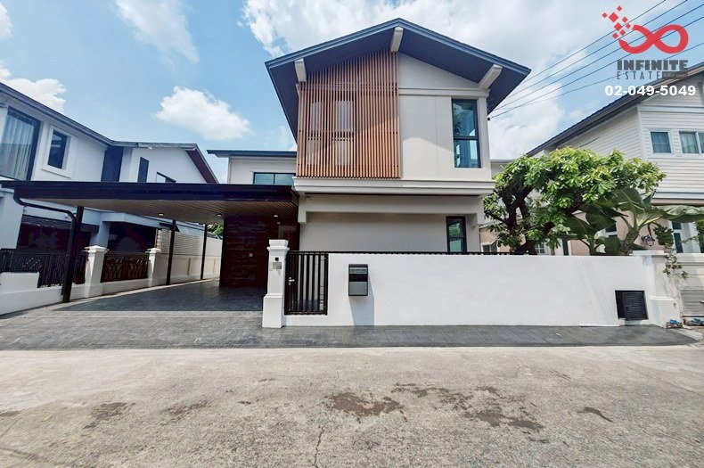 รูป ขายบ้านเดี่ยว 2ชั้น 60ตรว.บ้านสวนปริญสิริ ประดิษฐ์มนูธรรม โยธินพัฒนา 3 ใกล้ทางด่วน - รูปที่ 1/12
