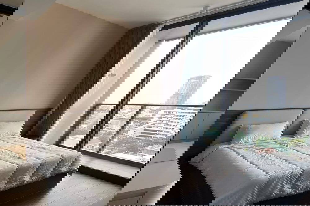 รูป  ขายพร้อมผู้เช่า ! เลี้ยงสัตว์ได้ ! Tait Sathorn 12, 1 นอน, 1 น้ำ, ห้องทิศเหนือ, ชั้นสูง 15+, ห้องหายาก !! Code C20230104613 แต่งครบ, ราคาพิเศษ!! - รูปที่ 6/9