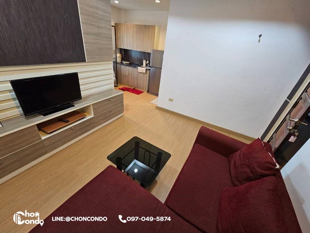 รูป The Room Condo บางแสน ชลบุรี ชั้น6 ใกล้ตลาดปาร์คอิน --------------------Tel/Line 097-049-5874 (FB:@Bangsaen4rent) - รูปที่ 1/10