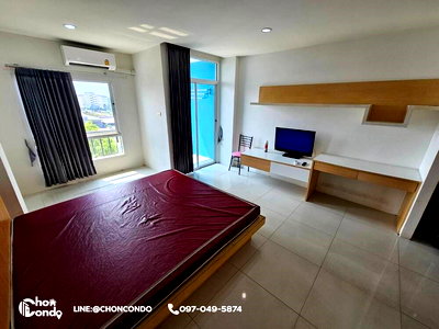 คอนโดให้เช่า : Crystal Four Condo Bangsaen ชั้น6-------------Tel 097-049-5874 (Line: @choncondo มี@ด้วย)