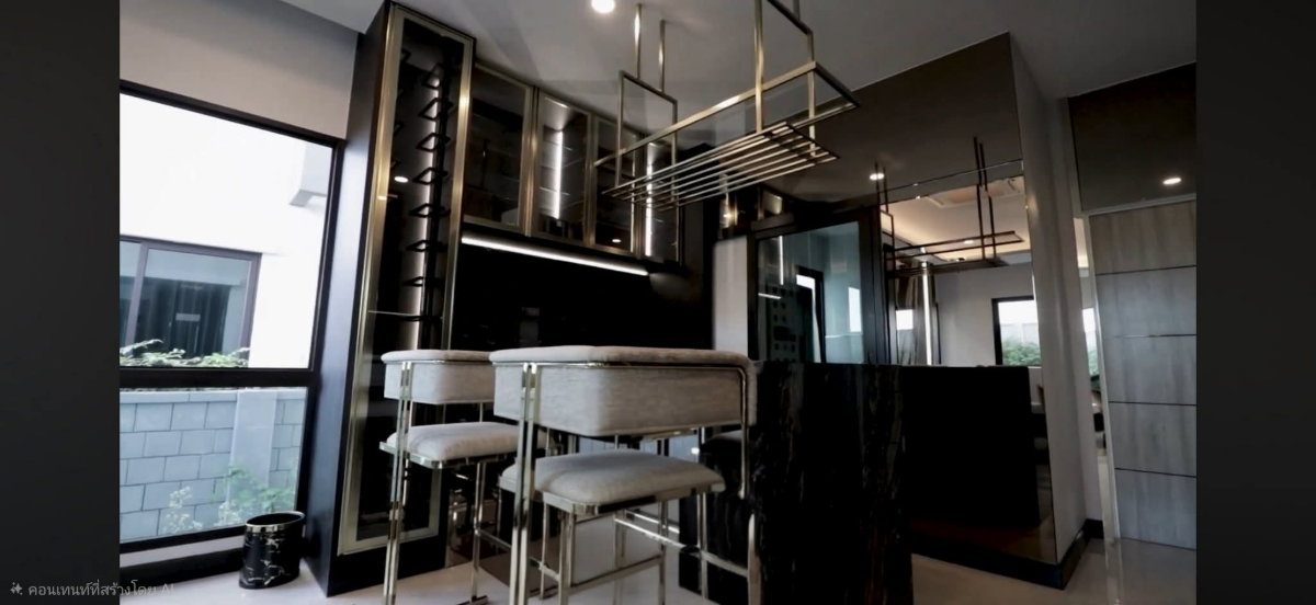 รูป บ้านเดี่ยวพร้อมให้เช่า เฟอร์นิเจอร์ครบ เข้าอยู่ได้ทันที ใกล้ Brighton College Bangkok และสนามกอล์ฟ ⛳ - รูปที่ 8/12