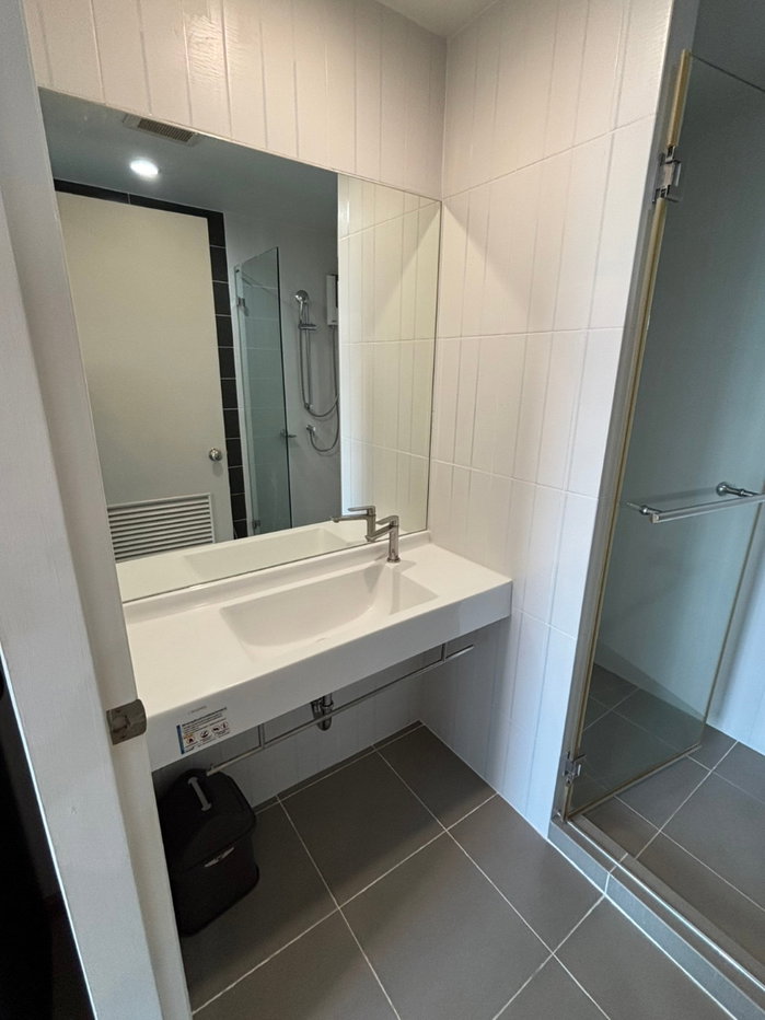 รูป (ว่าง มีเครื่องซักผ้า)ให้เช่าThe President2 - 1นอน 1น้ำ 30ตรม. ชั้น19 ทิศใต้ - Line:@hac55 - รูปที่ 10/26