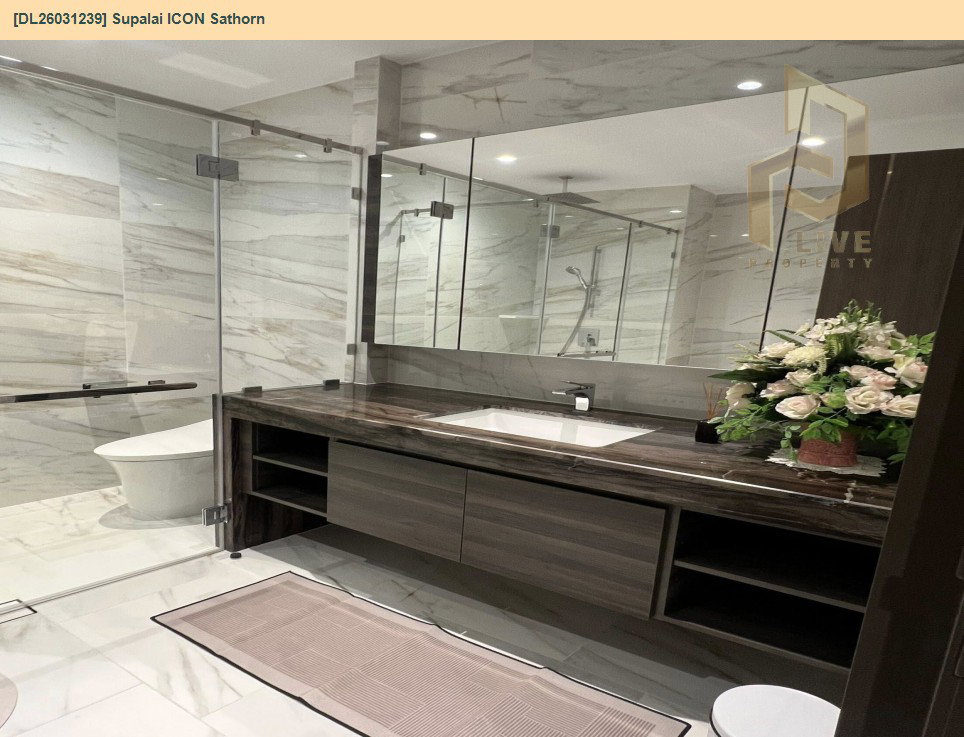 รูป DL26031239 ให้เช่าคอนโด ศุภาลัย ไอคอน สาทร (Supalai ICON Sathorn) ใกล้ MRT สีลม พร้อมเข้าอยู่ โทรด่วน 0842740999 LineID @523dslwi - รูปที่ 10/12
