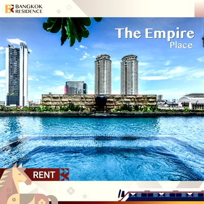 คอนโดให้เช่า :  Condo For Rent in Sathorn 🌇 The Empire Place, near BTS Chong Nonsi, 50K, 100 sq.m., Newly Renovated Unit ✨ 