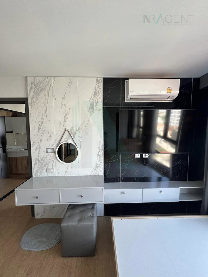 รูป 🎊 ให้เช่าคอนโด แอชเชอร์ รัชดา อาคาร 1 ชั้น 7 1 ห้องนอน ขนาด 28.00 ตรม ใกล้ ตลาดเมืองไทยภัทร - รูปที่ 4/8