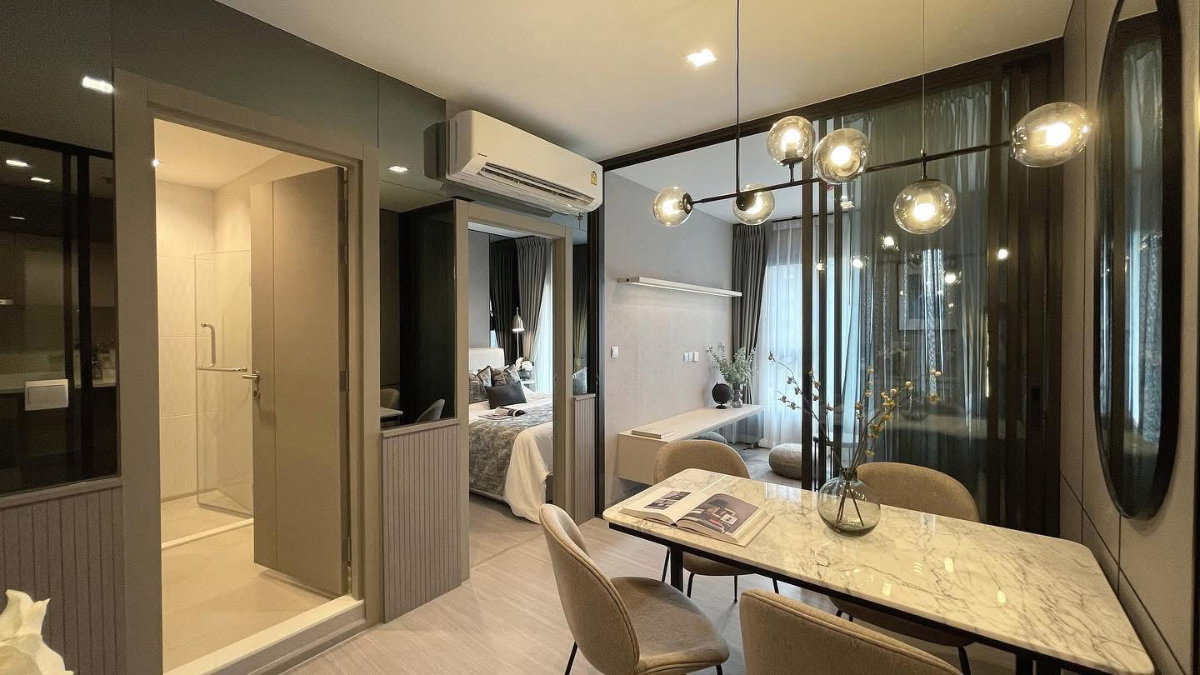 รูป ✅ ✅ ให้เช่า - Life Asoke Rama 9 , Luxury Class 1 ห้องนอน พร้อมเข้าอยู่ ติดต่อไลน์ @bktasset โทร 095-325-8928 - รูปที่ 1/7