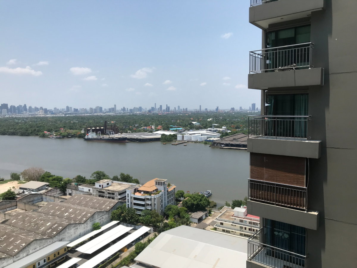 รูป ให้เช่าคอนโด ลุมพินีเพลส นราธิวาส เจ้าพระยา วิวริมแม่น้ำ พระราม 3 - รูปที่ 8/8