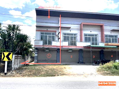 อาคารพาณิชย์ นครศรีธรรมราช : อาคารพาณิชย์ 37.7 ตร.วา ทุ่งสง นครศรีธรรมราช 2.1M