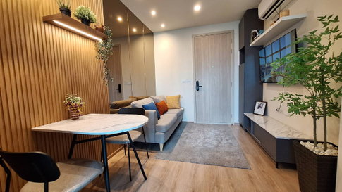 Nue District R9 ห้องมุมวิวสวย ชั้นสูง ห้องแต่งสวยมากห้องใหญ่