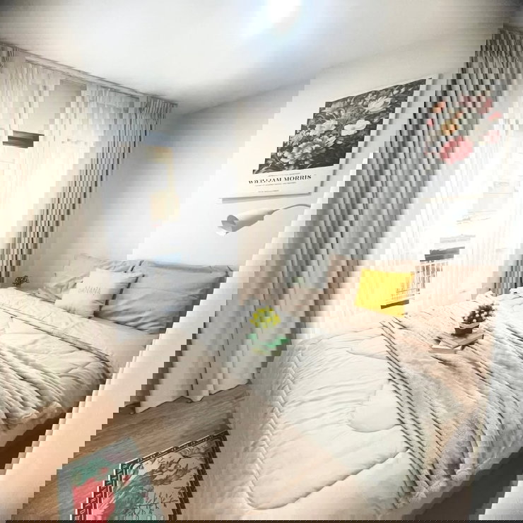 รูป คอนโดให้เช่าเฟอร์ฯครบ ใกล้บีทีเอสแบริ่ง5นาที - รูปที่ 4/9