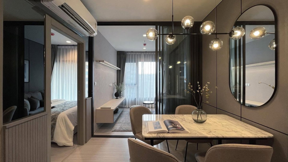 รูป ✅ ✅ ให้เช่า - Life Asoke Rama 9 , Luxury Class 1 ห้องนอน พร้อมเข้าอยู่ ติดต่อไลน์ @bktasset โทร 095-325-8928 - รูปที่ 2/7