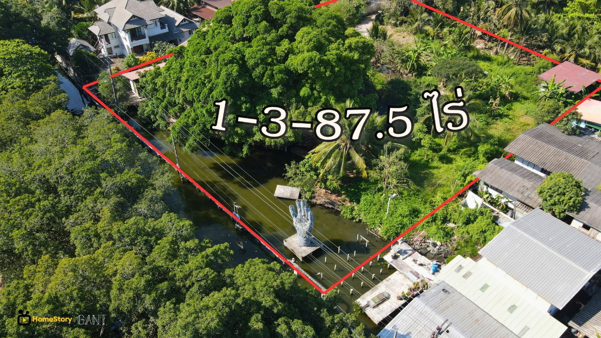 รูป ขายที่ดินริมคลองบางมด แถมบ้านเหมาะทำคาเฟ่ หรือพักอาศัย บางขุนเทียน กทม. (Gant-342) - รูปที่ 14/20