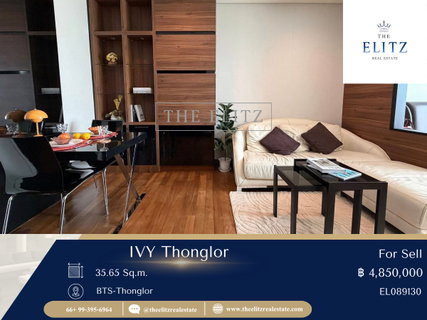 ✨เป็นเจ้าของความหรูหราสไตล์ Art Deco ใจกลางทองหล่อ IVY Thonglor ห้องสวย สเปกพรีเมียม ในราคาที่คุ้มค่าที่สุดบนถนนสุขุมวิท 55