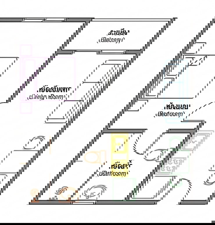 รูป ขายคอนโด The Near Residence ศรีราชา เดินไปสุขุมวิทเพียง 300 ม. เฟอร์ฯ ครบ มีผู้เช่าสัญญา ก.ค.69 - รูปที่ 10/12