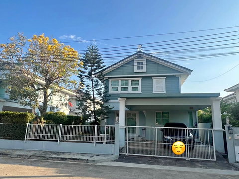 R2959 ให้เช่าบ้านเดี่ยว 2 ชั้น หมู่บ้านวิลลาจจิโอบางนา (ว่างค่ะ)