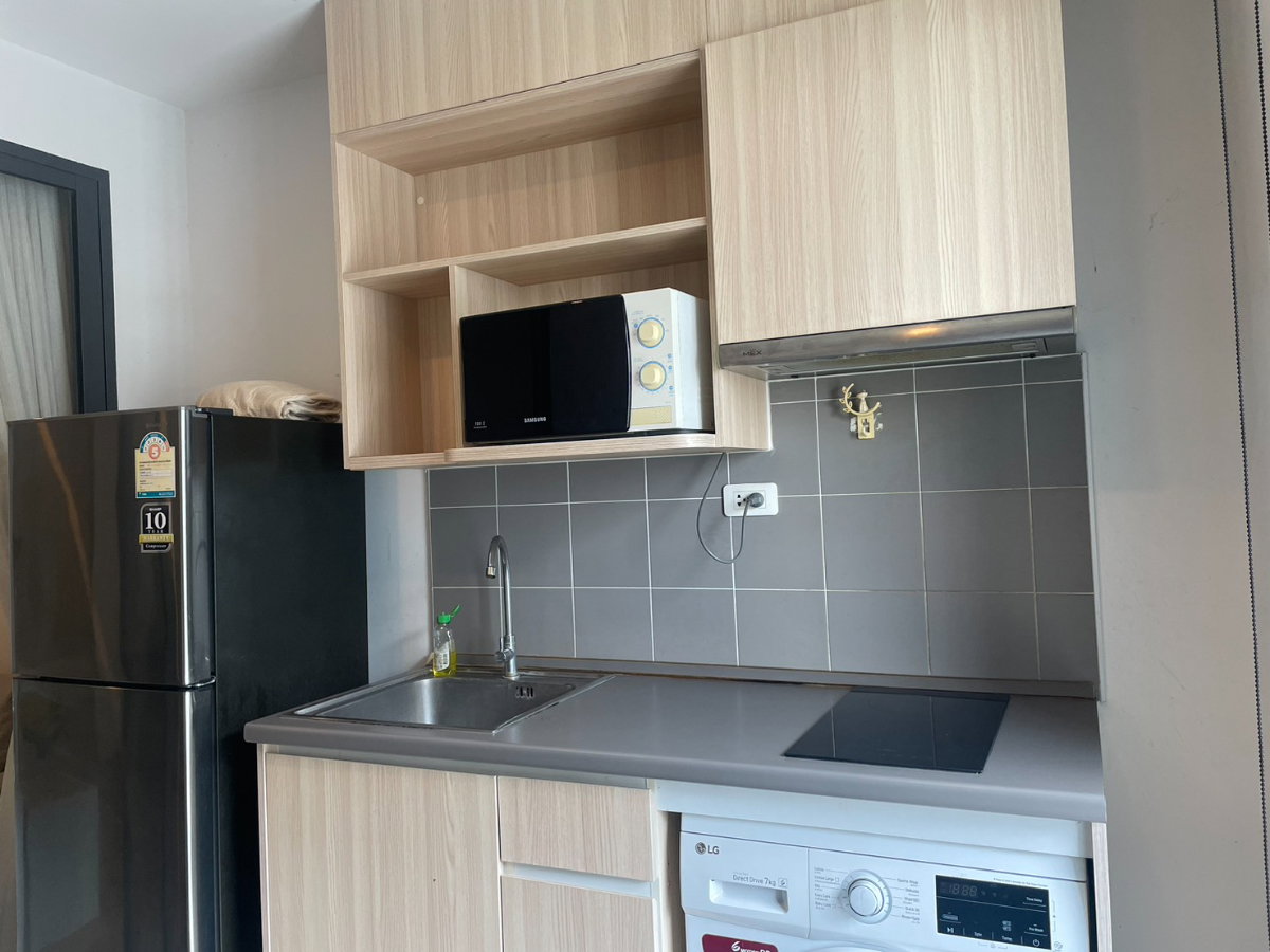 รูป ให้เช่า ไอดีโอ โอทู ชั้นสูง แบบ 1 ห้องนอน แยกห้องครัว รับแขก เป็นสัดส่วน สนใจ ว่างพร้อมอยู่ เมษานี้นะคะ - รูปที่ 8/10