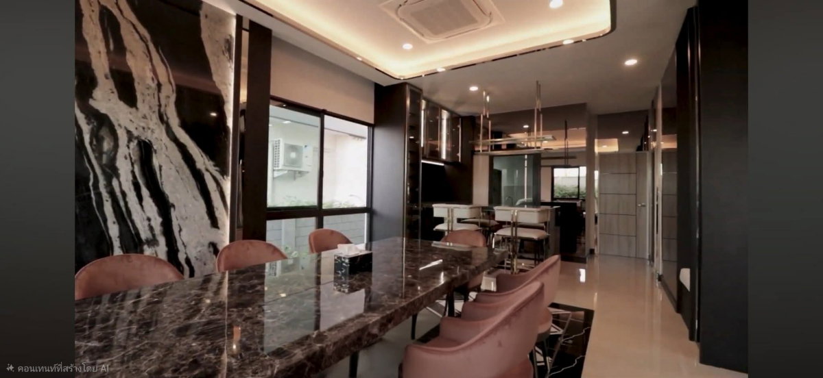 รูป บ้านเดี่ยวพร้อมให้เช่า เฟอร์นิเจอร์ครบ เข้าอยู่ได้ทันที ใกล้ Brighton College Bangkok และสนามกอล์ฟ ⛳ - รูปที่ 7/12