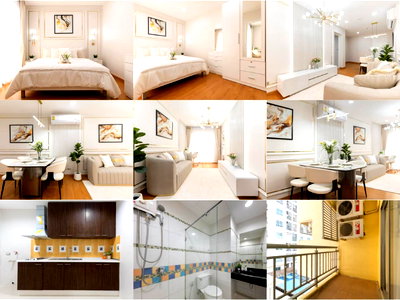 Condos for sale : Condo for sale, Le Lis Rama 3, large unit, price under 3 million baht, built-in furnishings, ready to move in.