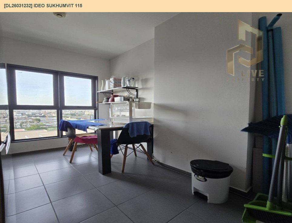 รูป DL26031232 ให้เช่าคอนโด ไอดีโอ สุขุมวิท 115 (IDEO Sukhumvit 115 ) ใกล้ BTS ปู่เจ้า พร้อมเข้าอยู่ โทรด่วน 0656133286 LineID @534wlwof - รูปที่ 9/9