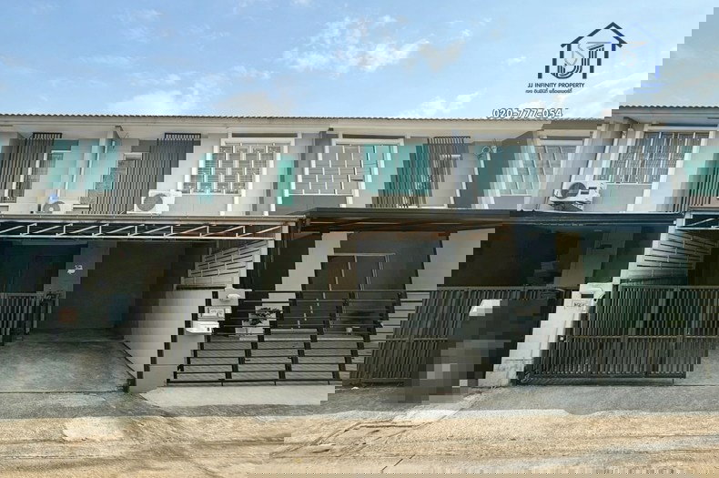 รูป ขายทาวน์เฮ้าส์ 2 ชั้น พฤกษาวิลล์ 79 ซอยเวิร์คพอยท์ ถนนรังสิต-ปทุมธานี ใกล้รถไฟฟ้า ทางด่วนศรีรัช - รูปที่ 1/12