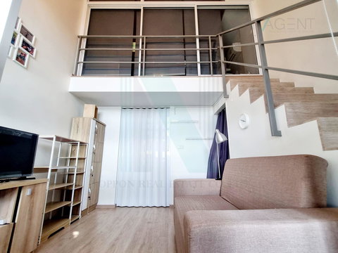 🔺 For Rent Condo IDEO NEW RAMA 9 Building 1, Floor 20,Duplex, Room size 37.00 sqm