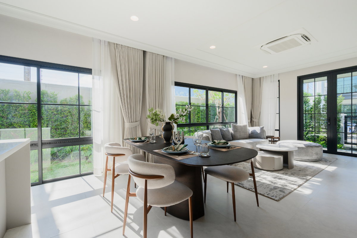 รูป 🏡💎 บ้านหรูให้เช่า เศรษฐสิริ เกาะแก้ว 4 ห้องนอน พื้นที่ใหญ่ 260 ตร.ม. เฟอร์ครบ พร้อมอยู่ ✨ - รูปที่ 3/43