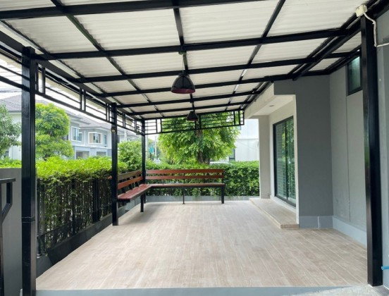 รูป  ให้เช่าบ้านเดี่ยว 2 ชั้น หมู่บ้าน พฤกษาดีไลท์ บางนา – ศรีนครินทร์ / ซอยหนามแดง / บ้านหลังมุม / แอร์ 3 เครื่อง / ไม่มีเฟอร์นิเจอร์ / อยู่อาศัย - รูปที่ 3/10